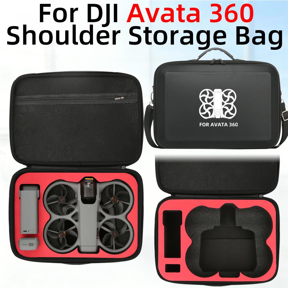 Drone Carrying Case - ポータブルキャリングボックス DJI Avata 360 モーションフライモアコンボ用保護ボックスハードシェルキャリングケーススーツケースドローンアクセサリー