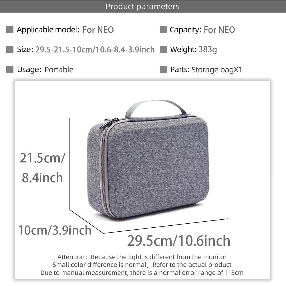DJI Neo Mini用耐衝撃収納バッグ ポータブルハンド - Drone Carrying Case のレビューと価格