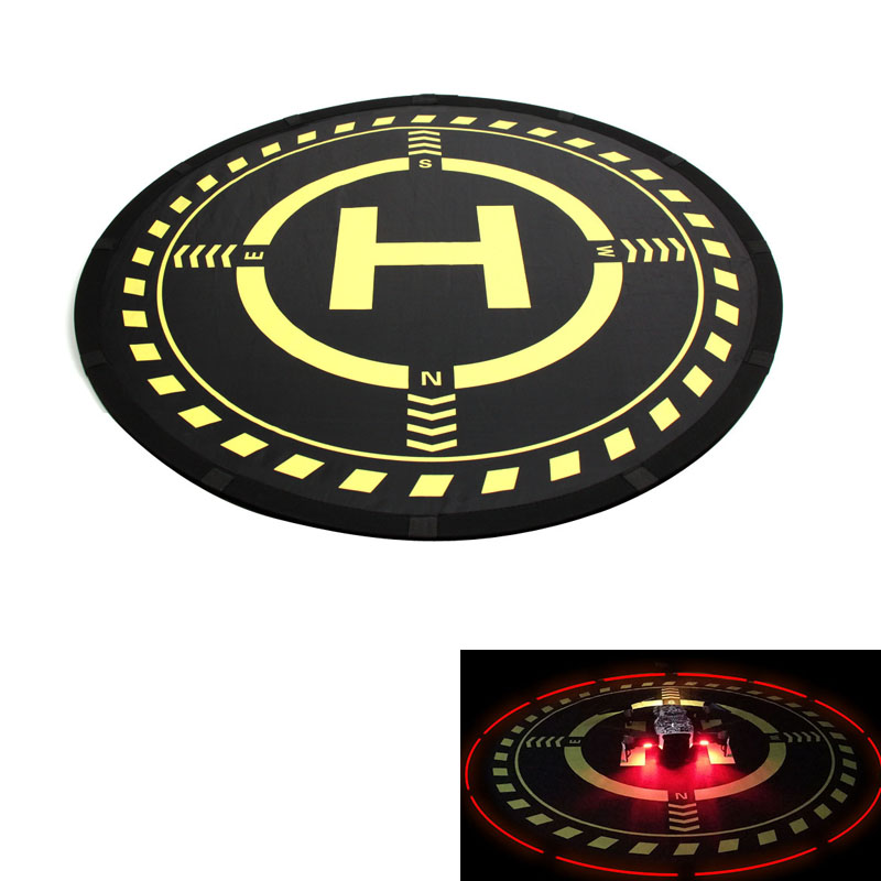 ドローン駐車エプロンライト付き夜間着陸ライト保護パッド dj - Drone Landing Pad のレビューと価格