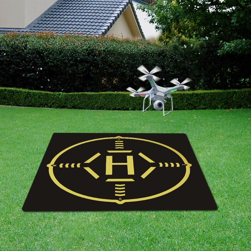 軽量ドローンヘリパッド着陸パッド方向マーカー付き屋外レーシン - Drone Landing Pad のレビューと価格