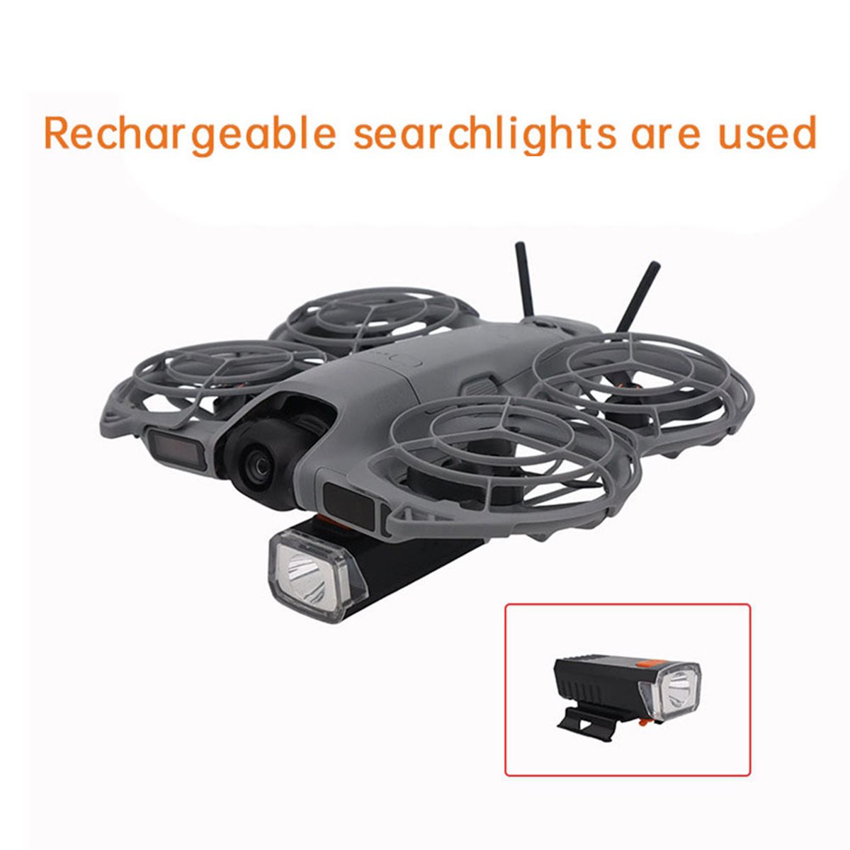 DTC5 充電式サーチライト DJI NEO 2 ドローンア - Drone Power Bank のレビューと価格