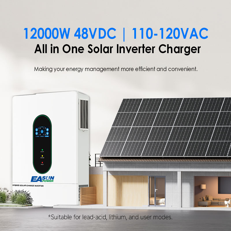 EASUN US 12KW 12000W スプリットフェーズ - Drone Solar Charger のレビューと価格